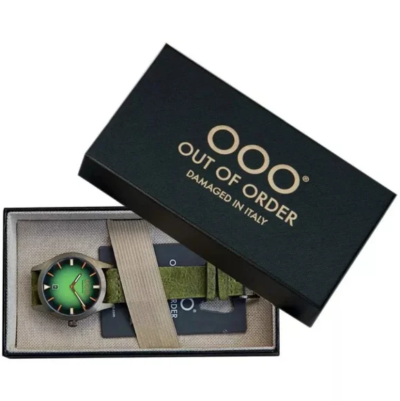 Green and Silver Men's Watch - Picture 7 of 7